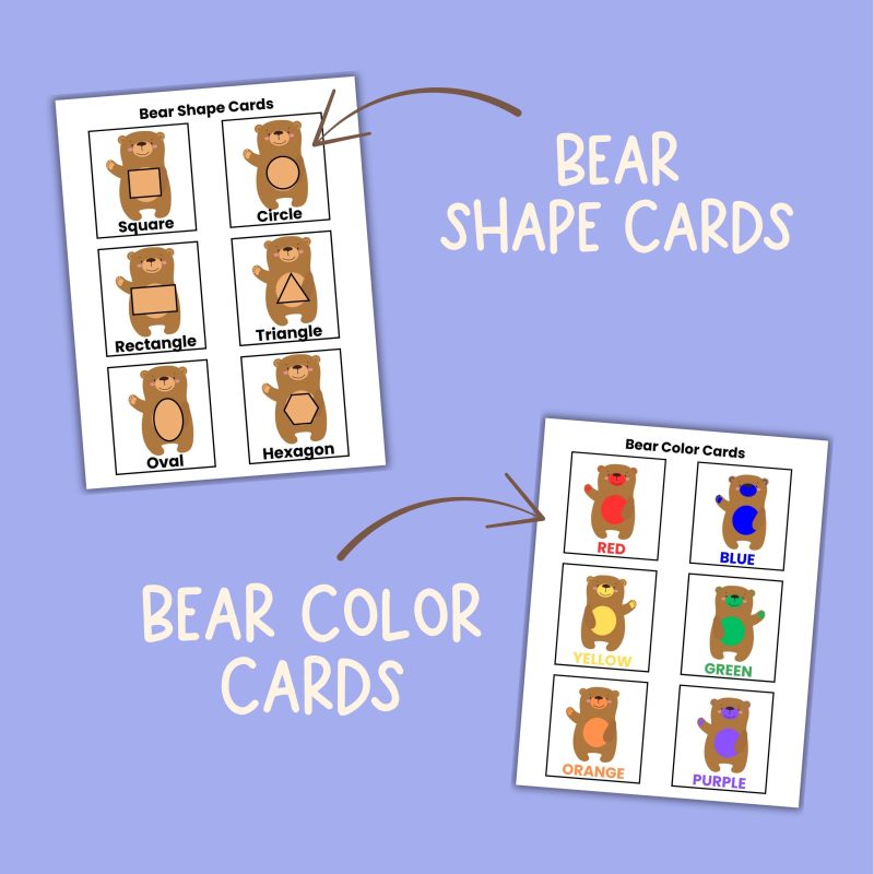 B is for Bear Preschool Activity Pack Goldilocks and the Three Bears Letter B Week Lessons - Image 3