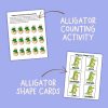 Alligator Preschool Activity Pack A is for Alligator Letter A Week Lessons - Image 3