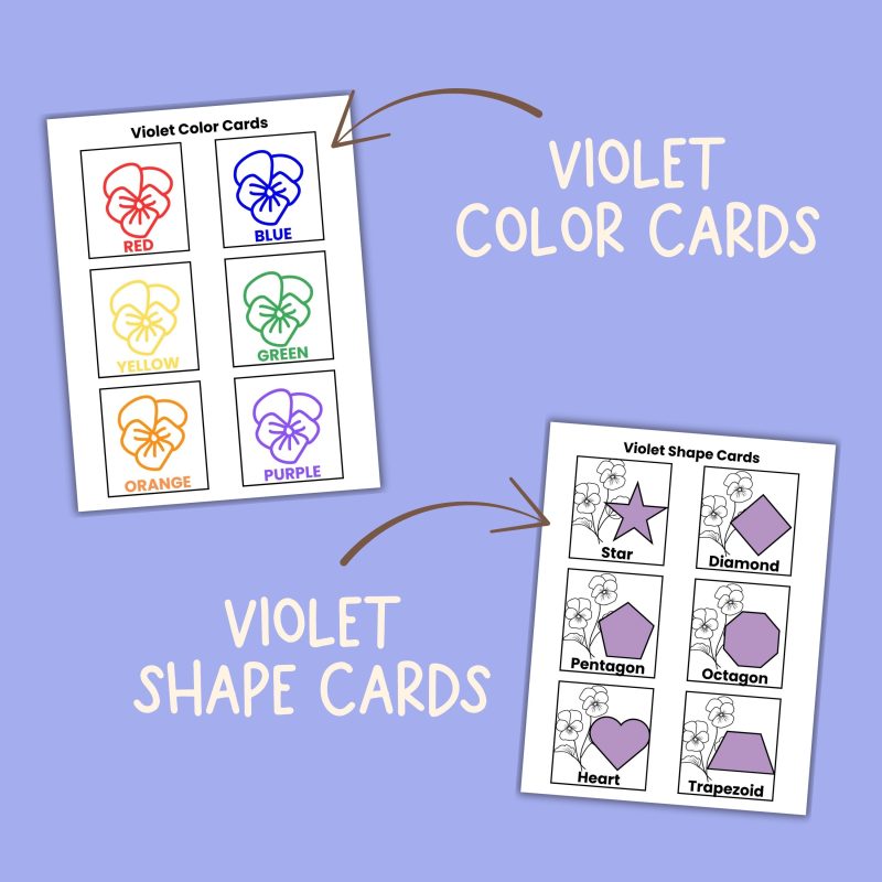V is for Violet Preschool Activity Bundle Kindergarten Lesson - Image 3