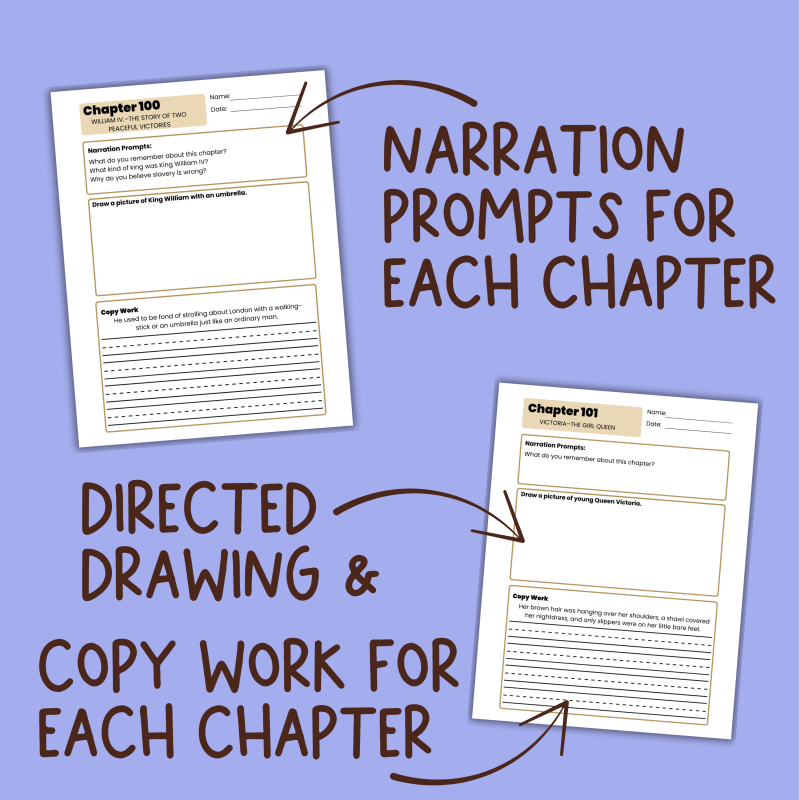 Our Island Story Worksheets Chapters 95-110 An Island Story H.E. Marshall Workbook English History - Image 2