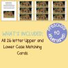 Tiger Alphabet Match Game Upper and Lower Case Letter Cards - Image 4