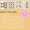 Butterfly Math Activity Bundle Preschool Kindergarten Math Manipulatives Count to 30 - Image 4