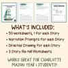 50 Famous Stories Retold Workbook Narration Prompts Copy Work Worksheets - Image 4