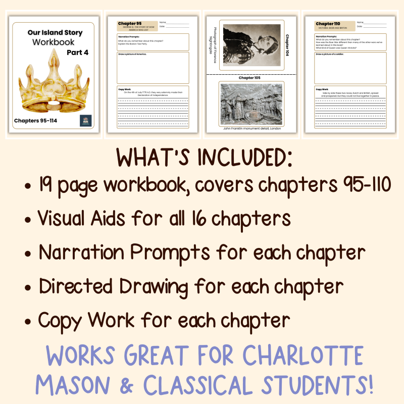 Our Island Story Worksheets Chapters 95-110 An Island Story H.E. Marshall Workbook English History - Image 4