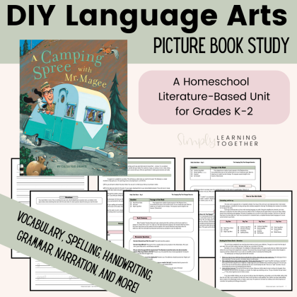 Picture Book Study | Literature-Based | A Camping Spree with Mr. Magee