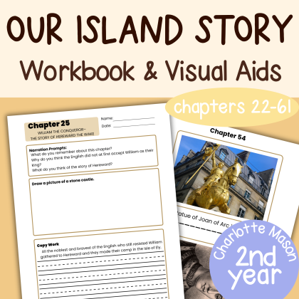 Our Island Story Workbook Ambleside Online Year 2 An Island Story History Worksheets Copy Work