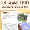 Our Island Story Worksheets Chapters 1-21 Visual Aids Copy Work Ambleside Online Year 1