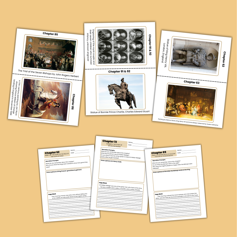 Our Island Story Worksheets Year 3 Ambleside Online An Island Story - Image 3