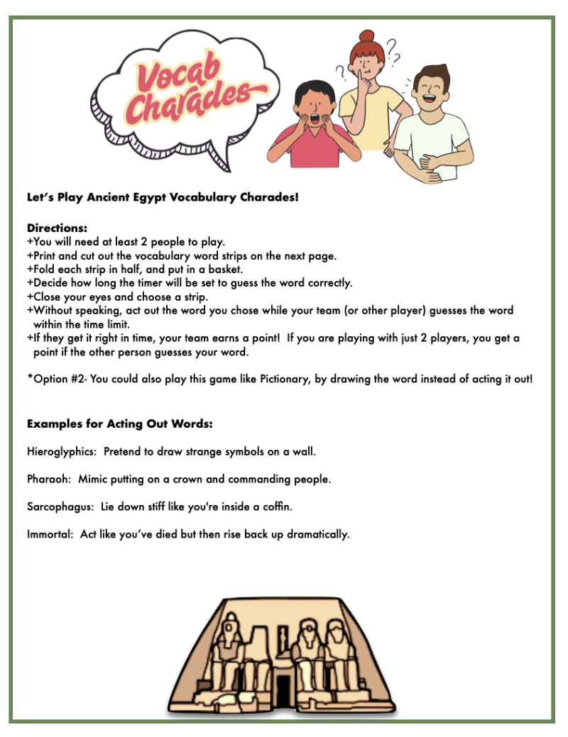 Ancient Egypt Printable POWER Pack - Image 3