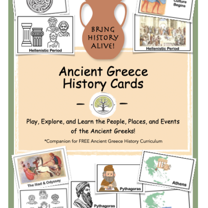 ancient greece history cards cover image