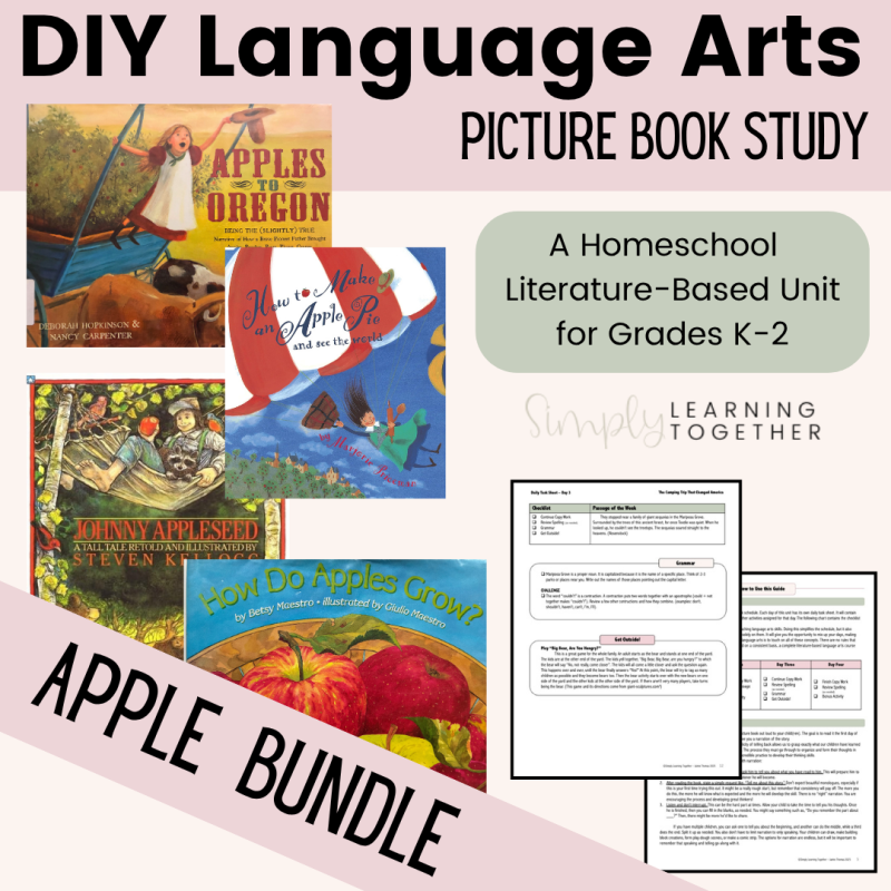 Picture Book Study BUNDLE | Literature Based | Apple Theme