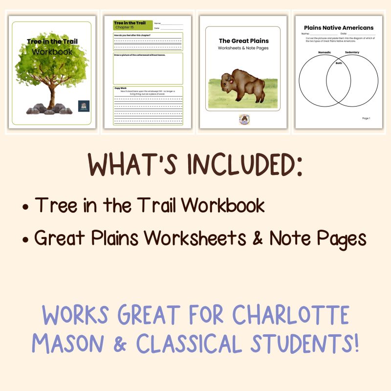 Tree in the Trail Great Plains Bundle Holling C Holling Workbook and Great Plains Worksheets - Image 3