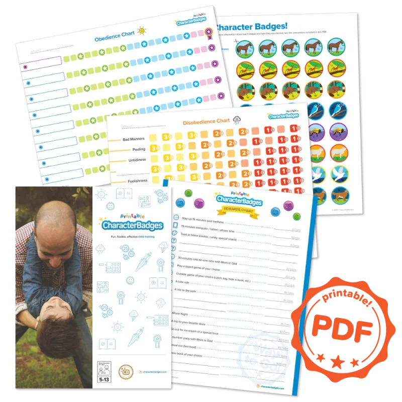 Printable Character Badges