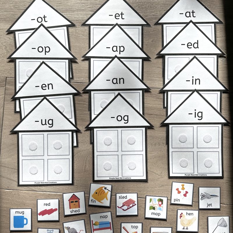 Word Family Houses Activity - Image 3