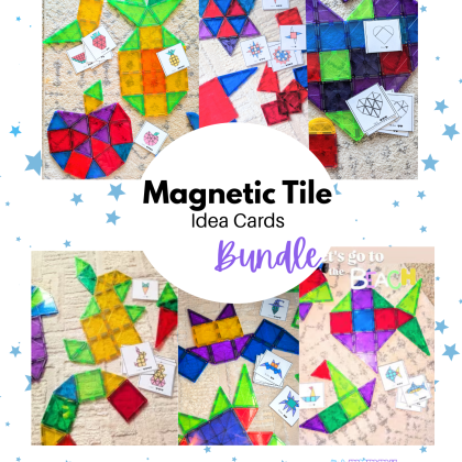 Magnetic Tile Idea Cards- Seasonal Bundle