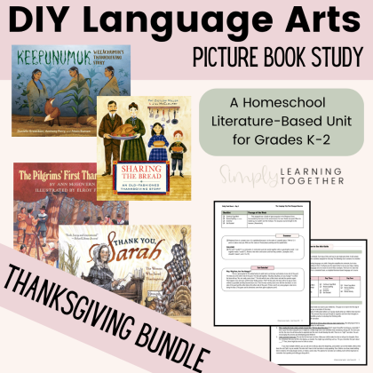 Picture Book Study BUNDLE | Literature Based | Thanksgiving