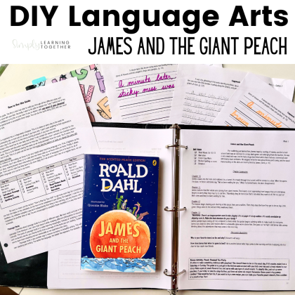 DIY Language Arts Novel Guide - James and the Giant Peach