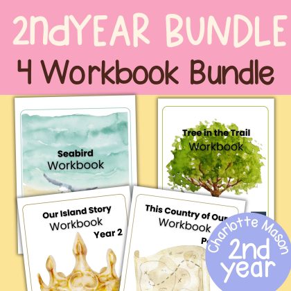 Year 2 Workbook Bundle Charlotte Mason History and Literature