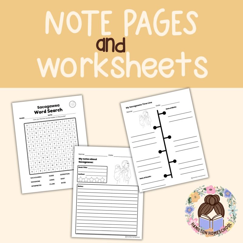 Sacagawea Worksheets and Note Pages - Image 2