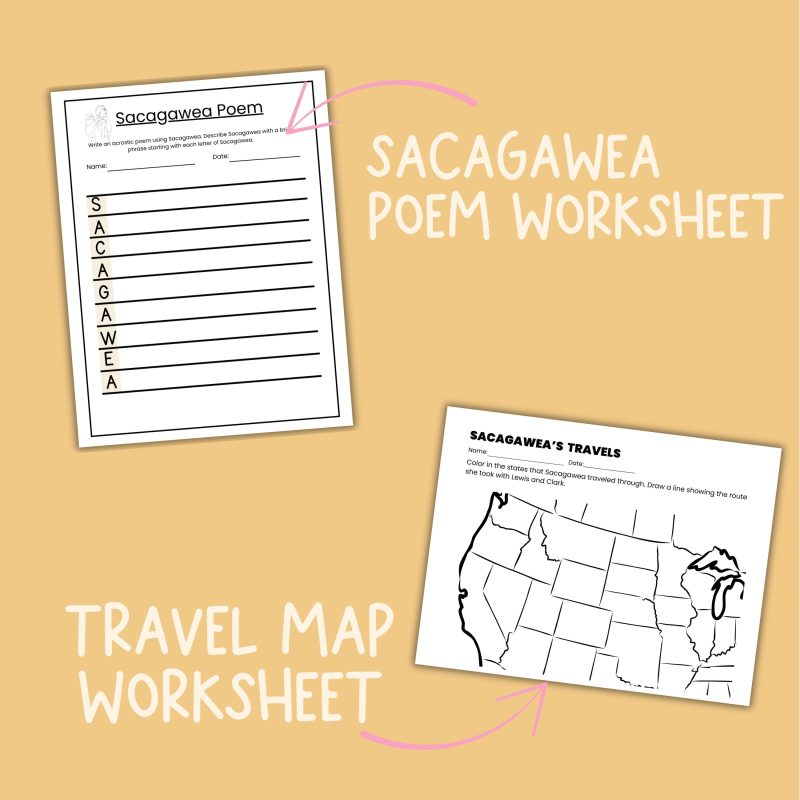 Sacagawea Worksheets and Note Pages - Image 3