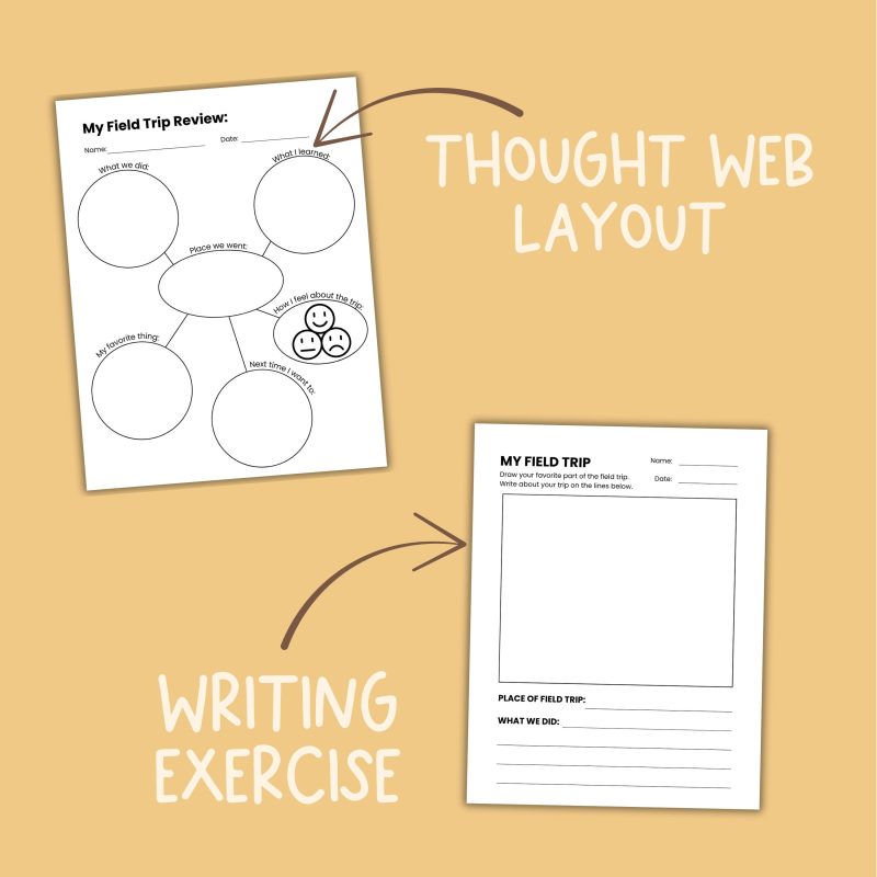 Free Field Trip Review Worksheets | Writing, Reflection & Observation Pages - Image 3