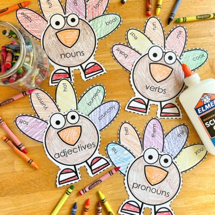 Parts of Speech Turkeys